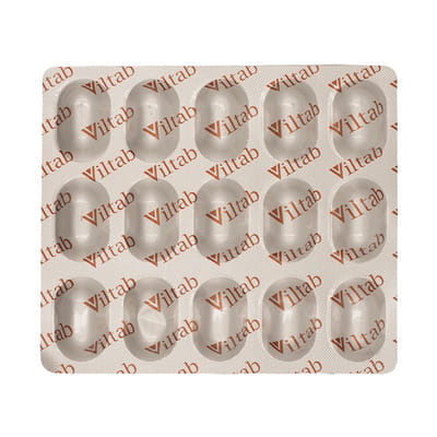 Viltab M 50/500mg Strip Of 15 Tablets