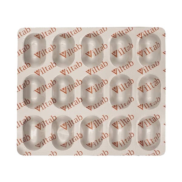 Viltab M 50/500Mg Strip Of 15 Tablets
