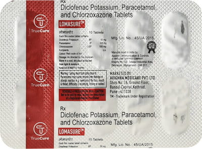 Lomasure 500mg Strip Of 10 Tablets