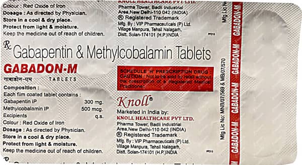 Gabadon M Strip Of 10 Tablets