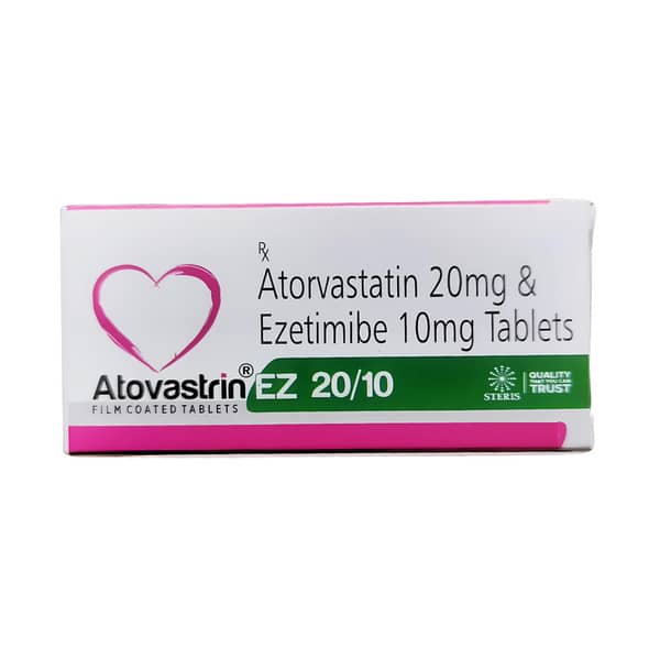 Atovastrin Ez 20/10Mg Strip Of 10 Tablets