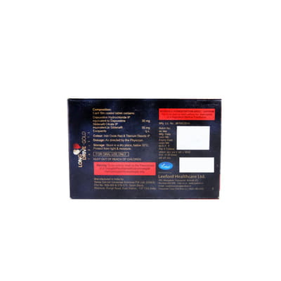 Long Drive Ds Gold Strip Of 4 Tablets