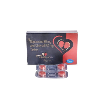 Long Drive Ds Gold Strip Of 4 Tablets