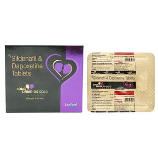 Long Drive Ds Gold Strip Of 4 Tablets