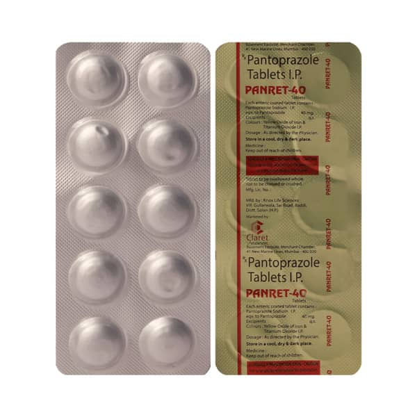 Panret 40mg Strip Of 10 Tablets