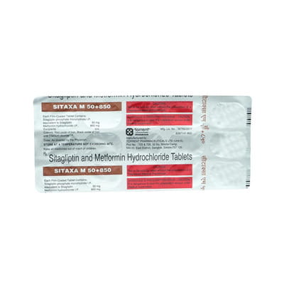 Sitaxa 50mg Strip Of 15 Tablets