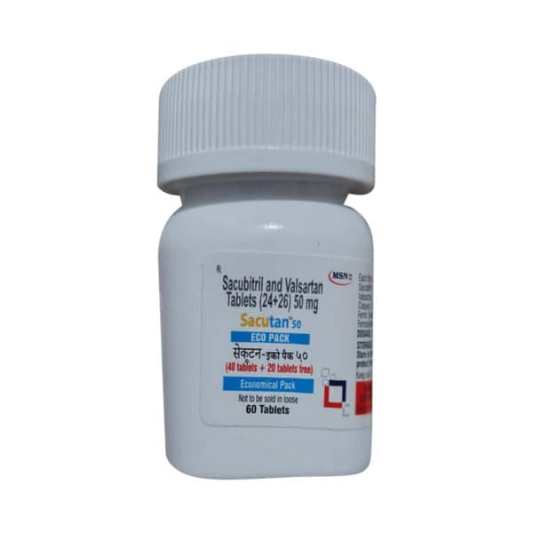 Sacutan 50mg Eco Pack Bottle Of 60 Tablets