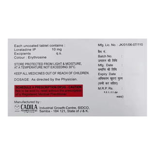 Lorfast Meltab 10Mg Strip Of 14 Tablets