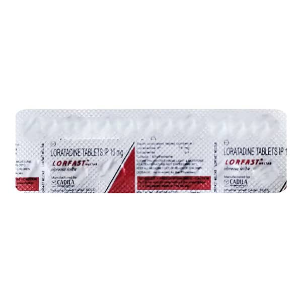 Lorfast Meltab 10Mg Strip Of 14 Tablets
