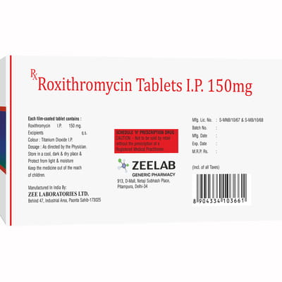 Roximex 150mg Strip Of 10 Tablets