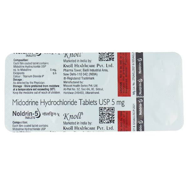 Noldrin 5mg Strip Of 10 Tablets