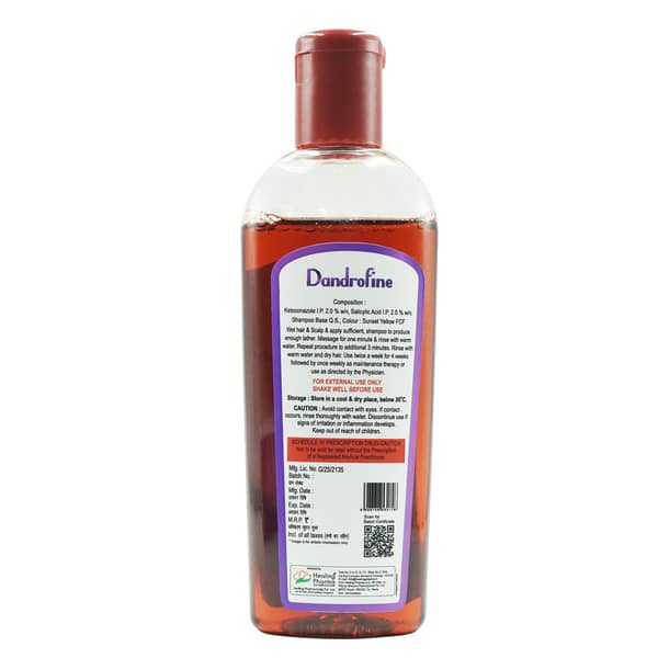 Dandrofine Bottle Of 100Ml Anti Dandruff Shampoo