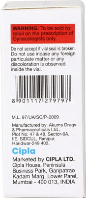 Endogest Aq 25mg Vial Of 1.119ml Solution For Injection
