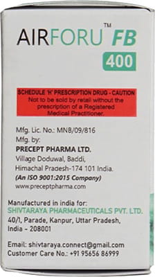 Airforu Fb 400mcg Bottle Of 30 Inhalation Capsules