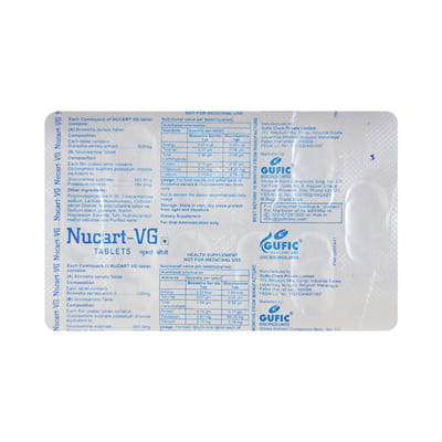 Nucart Vg Strip Of 20 Combipack Tablets