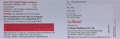 Estrahenz Strip Of 28 Tablets