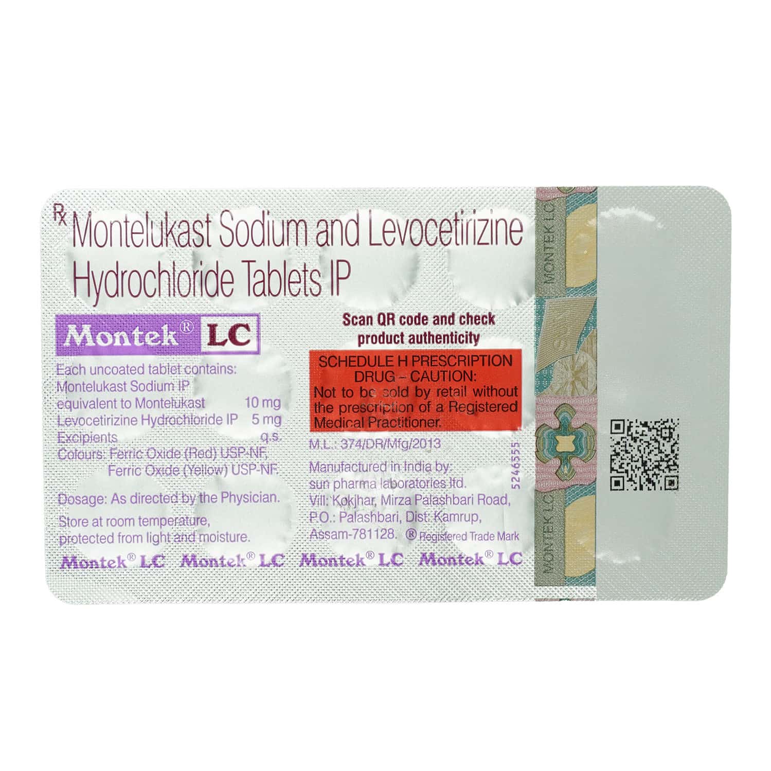 Montek LC Tablet 15 Tablets - Image 1