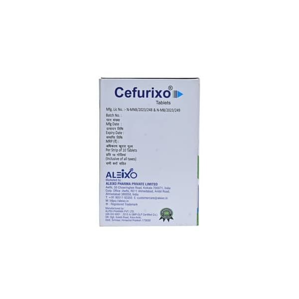 Cefurixo 500mg Strip Of 10 Tablets