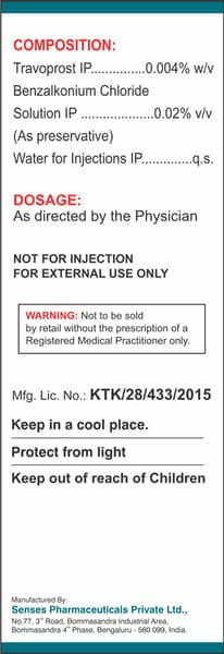 Travrx Bottle Of 3ml Eye Drops