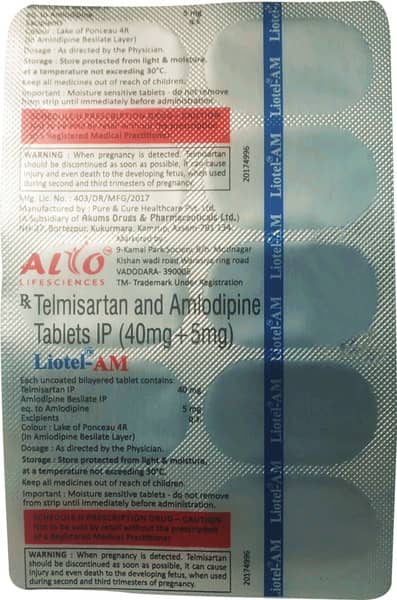 Liotel Am Strip Of 10 Tablets