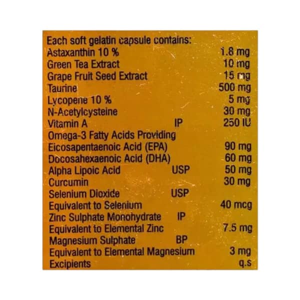 Weltone Gold Strip Of 10 Softgel Capsules