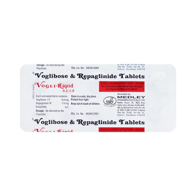 Vogli Rapid 0.2/1mg Strip Of 10 Tablets