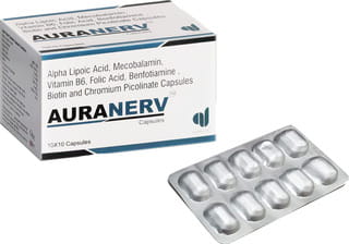Auranerv Strip Of 10 Capsules