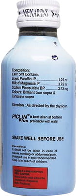 Piclin Plus Cool Mint Cardamom Flavour Sugar Free Bottle Of 200ml Suspension