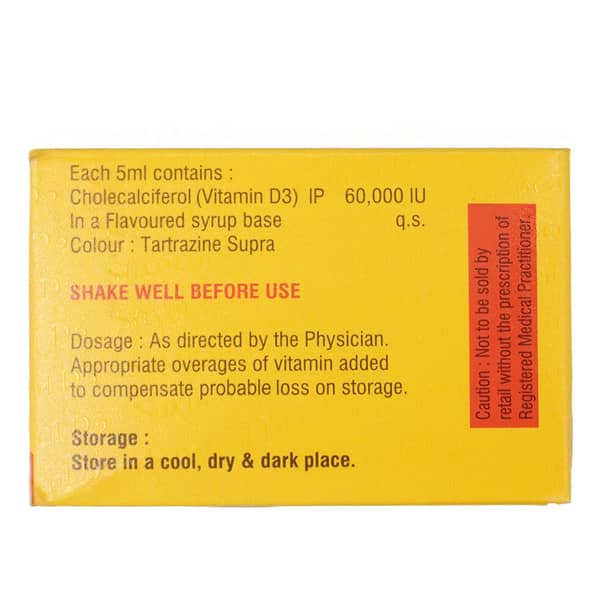 Sayocal D3 Nano Shots Butterscotch Flavour Sugar Free Bottle Of 5Ml Oral Solution