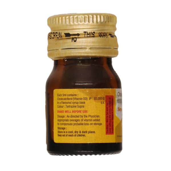 Sayocal D3 Nano Shots Butterscotch Flavour Sugar Free Bottle Of 5Ml Oral Solution