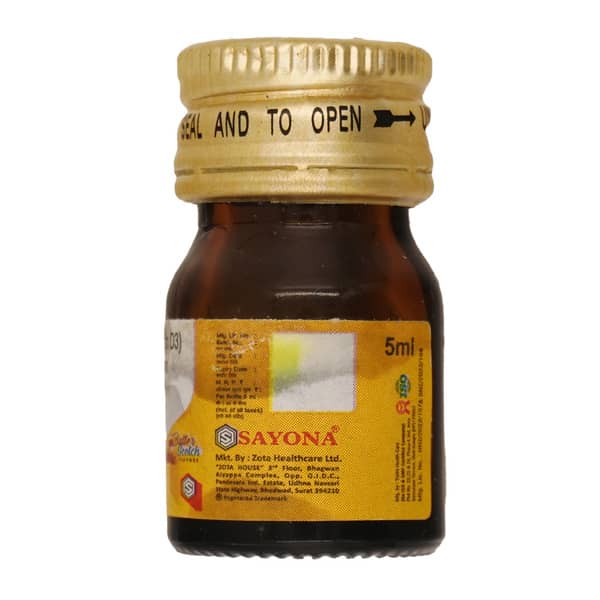 Sayocal D3 Nano Shots Butterscotch Flavour Sugar Free Bottle Of 5Ml Oral Solution