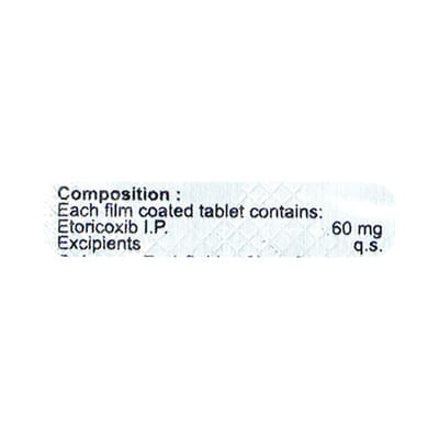 Torib 60mg Strip Of 10 Tablets