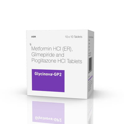 Glycinova Gp 2mg Strip Of 10 Tablets