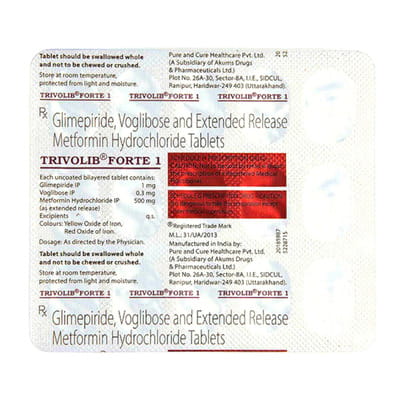 Trivolib Forte 1mg Strip Of 15 Tablets
