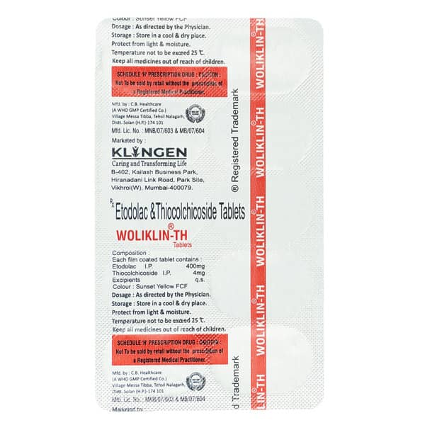 Woliklin Th Strip Of 10 Tablets