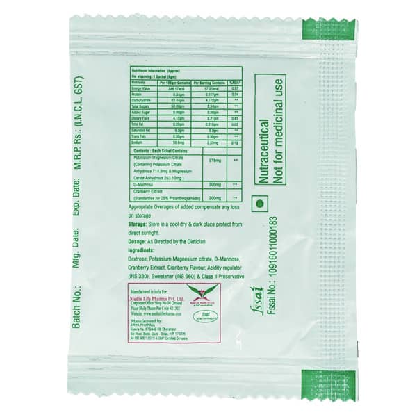 Urikul Km Cranberry Flavour Sachet Of 5gm Oral Powder