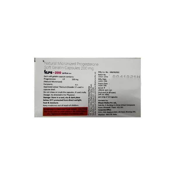 Lps 200Mg Strip Of 10 Capsules