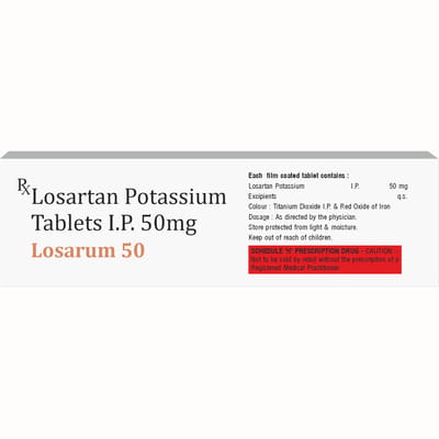 Losarum 50mg Strip Of 10 Tablets
