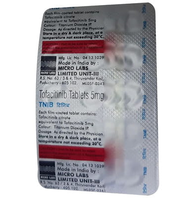 Tnib 5mg Strip Of 15 Tablets