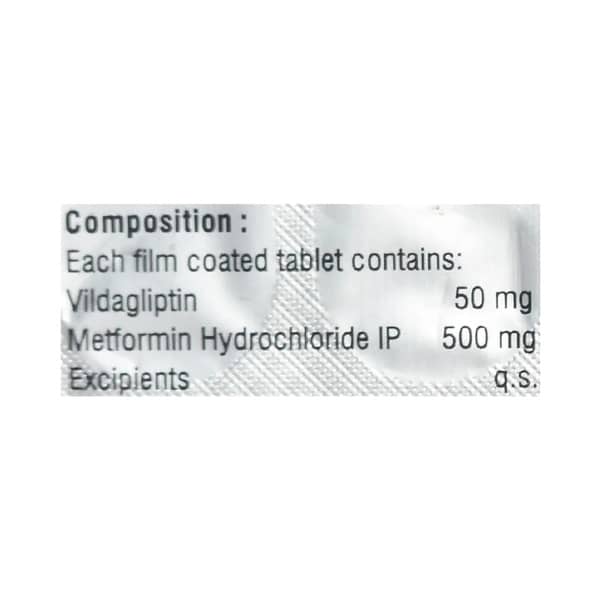 Increvil M 50/500Mg Strip Of 15 Tablets