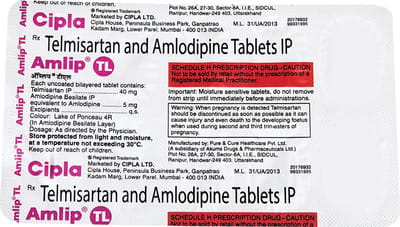Amlip Tl Strip Of 10 Tablets