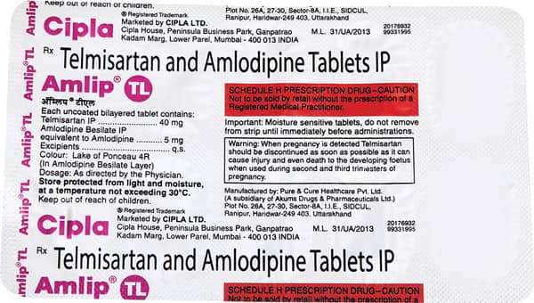 Amlip Tl Strip Of 10 Tablets
