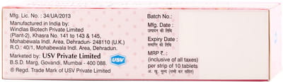 Roseday Ez 10/10mg Strip Of 10 Tablets