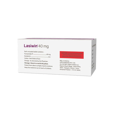 Lasiwin 40mg Strip Of 10 Tablets