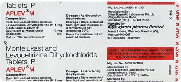 Aplev M Strip Of 10 Tablets
