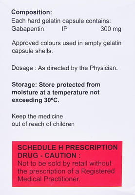 Baga 300mg Strip Of 15 Capsules