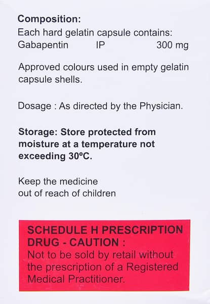 Baga 300Mg Strip Of 15 Capsules