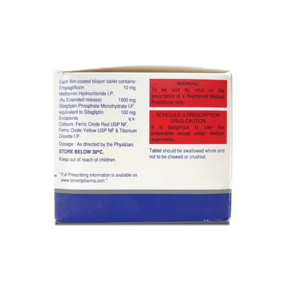 Empazio Sm 10/100/1000mg Strip Of 10 Tablets