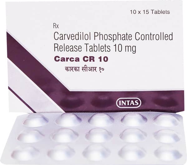 Carca Cr 10mg Strip Of 15 Tablets