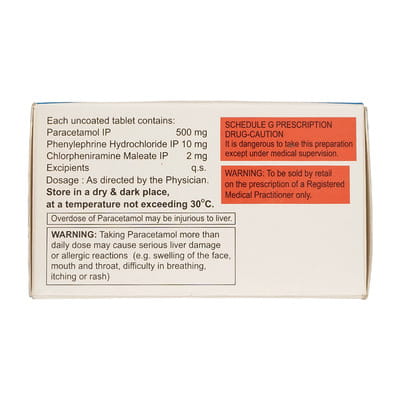 Allercet Cold New Strip Of 15 Tablets
